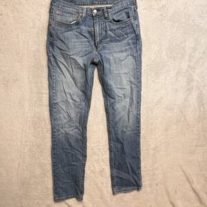 Levi's Jeans Mens Blue‎ Denim Pants Slim Fit Straight Leg Size 34x34